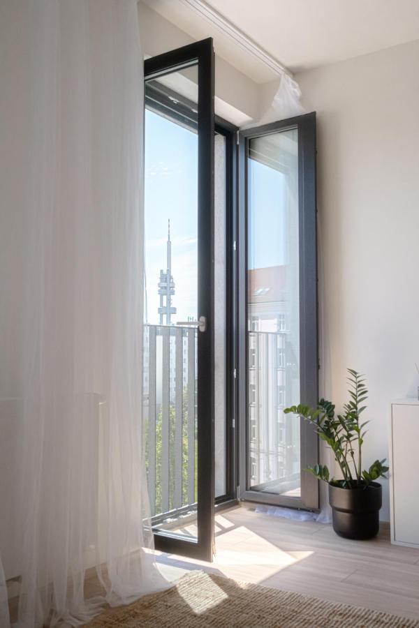 Newly Built Apartment In Vibrant Neighbourhood Praga Exterior foto